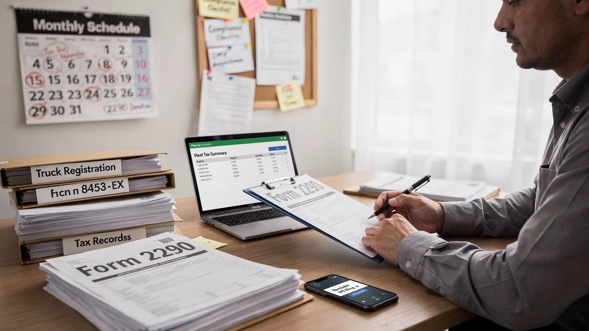 When Do You Need Form 8453-EX for Filing Form 2290 HVUT? - Main Image