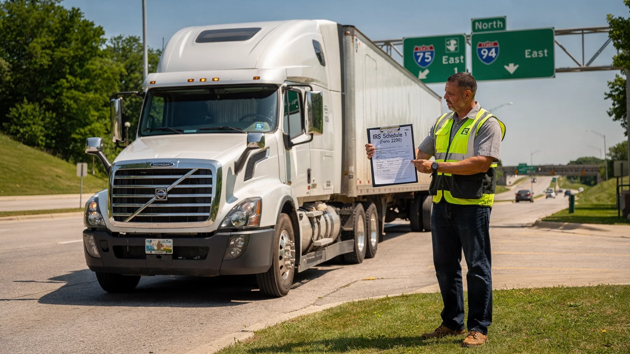 File Form 2290 Online in Michigan - Main Image