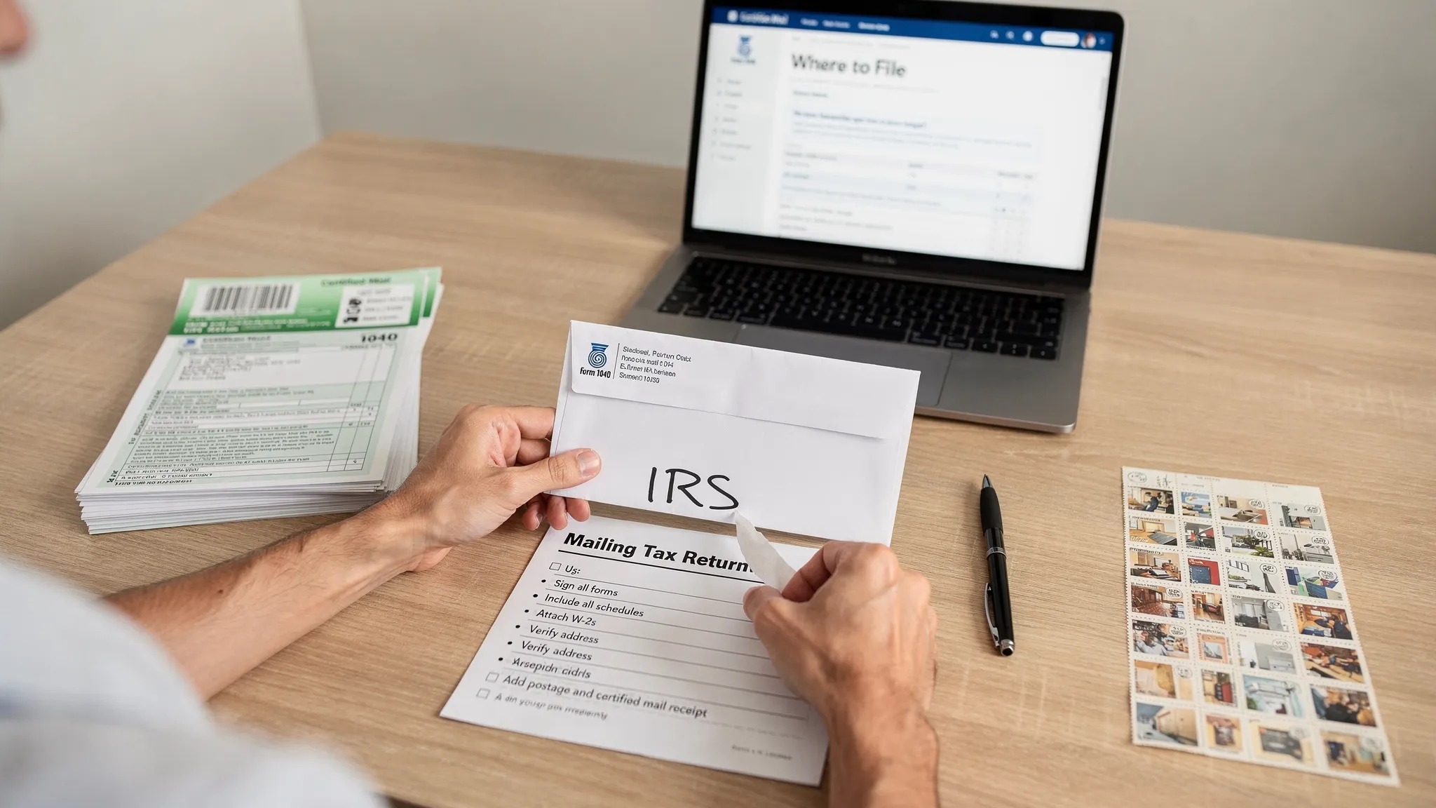 Address to Mail Tax Returns: The Correct IRS Addresses - Main Image