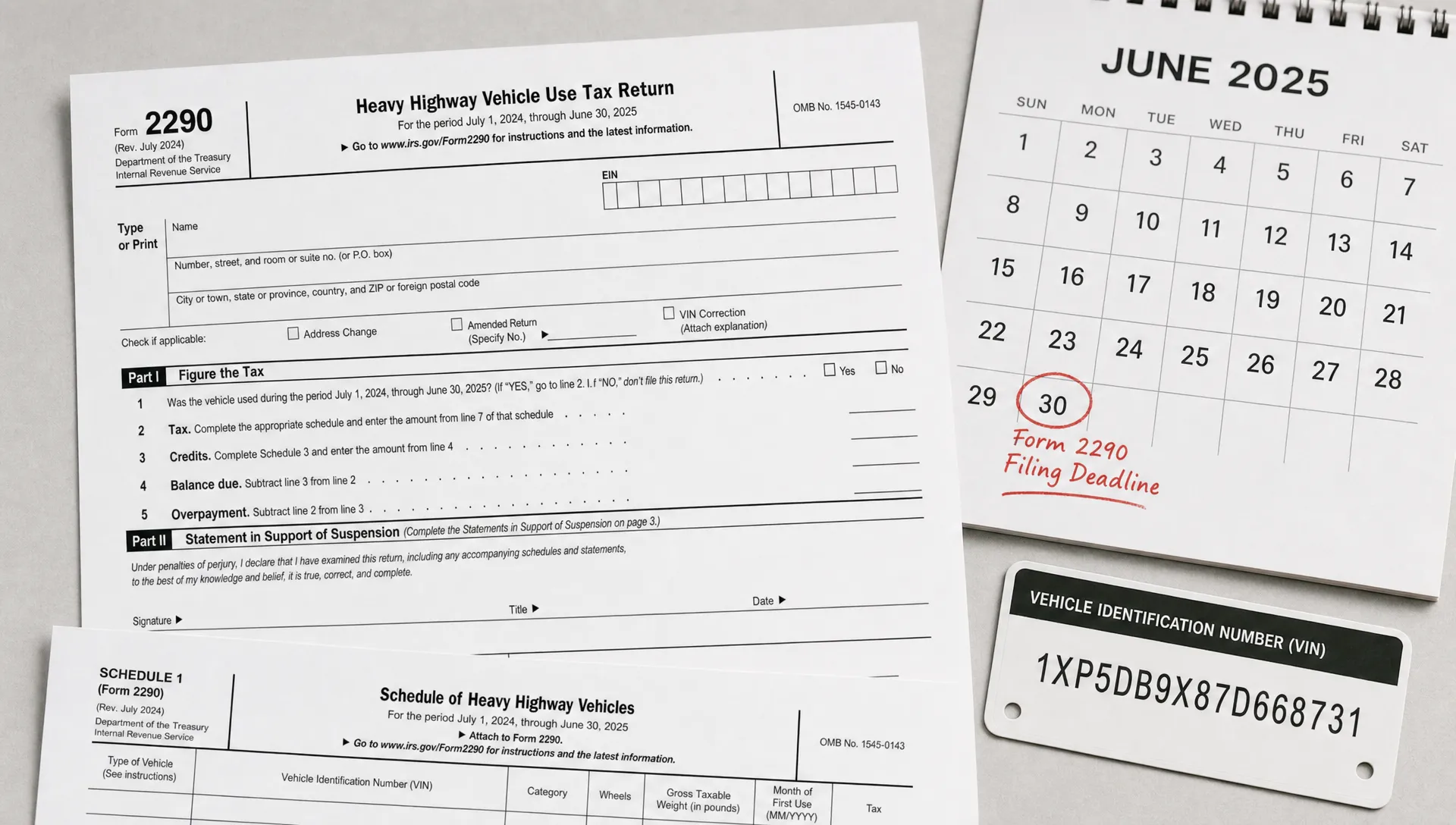 Form 2290 Printable: How to Download, Complete, and File Form 2290 Online - Main Image